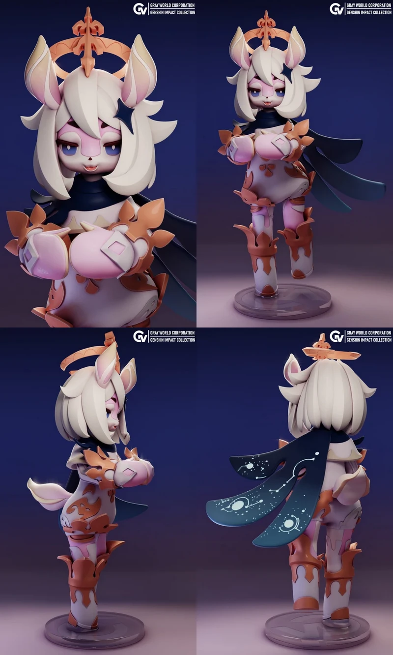 Melusine Paimon STL model for 3D printing