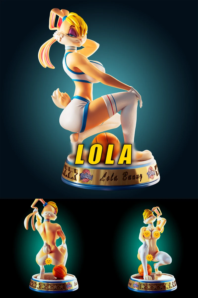 Lola Bunny STL model for 3D printing