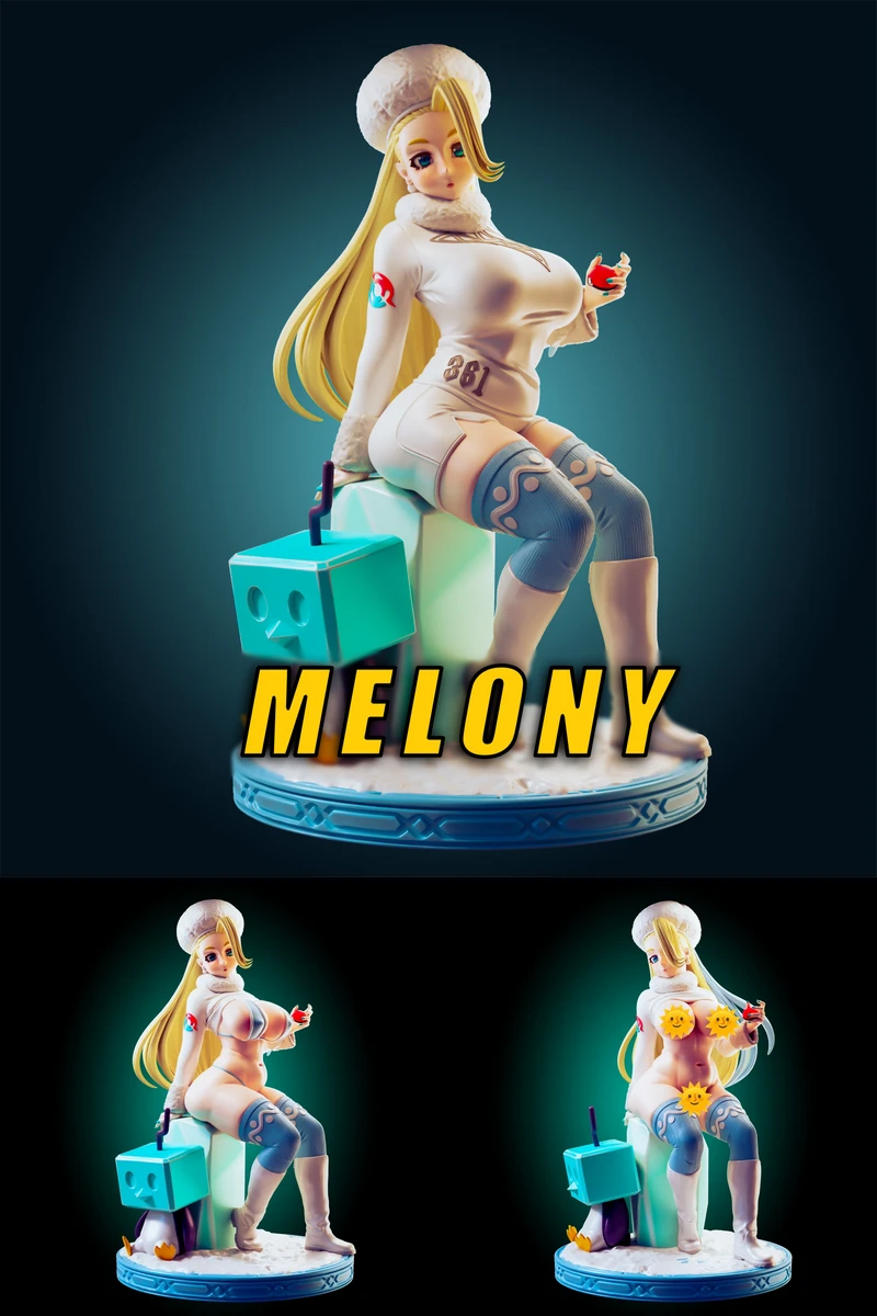 Melony Pokemon Ultra Thicc Trainer STL model for 3D printing