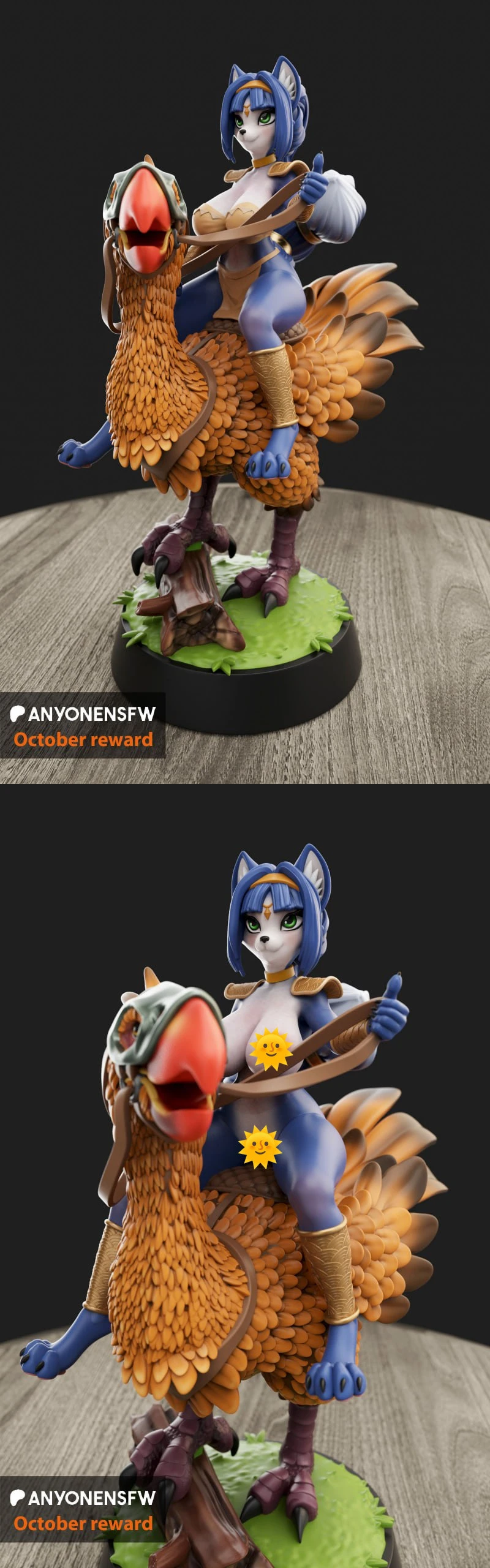 Krystal STL model for 3D printing