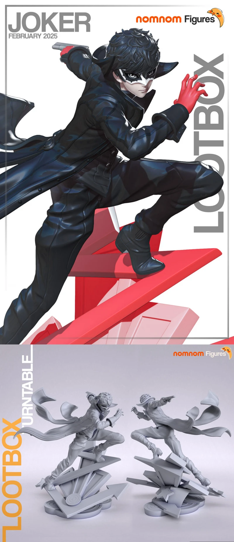 Joker – Persona 5 STL model for 3D printing