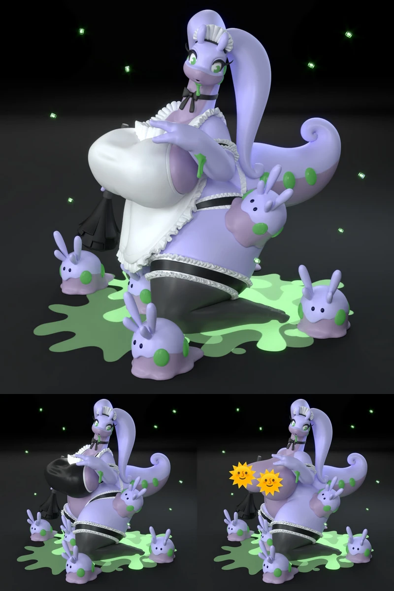 Goodra STL model for 3D printing