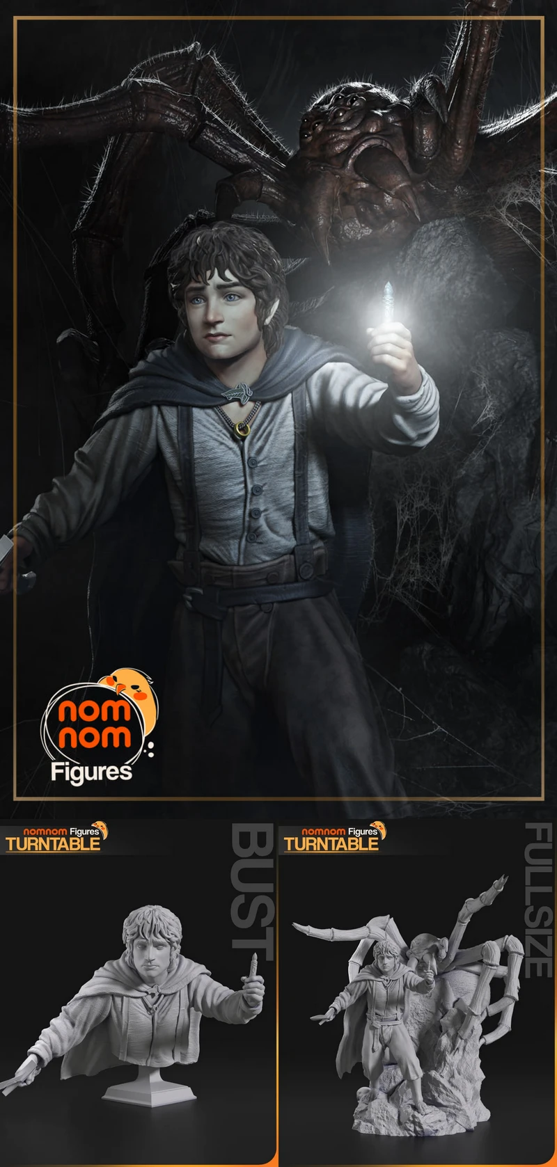 Frodo Baggins – Lord of the Rings STL model for 3D printing