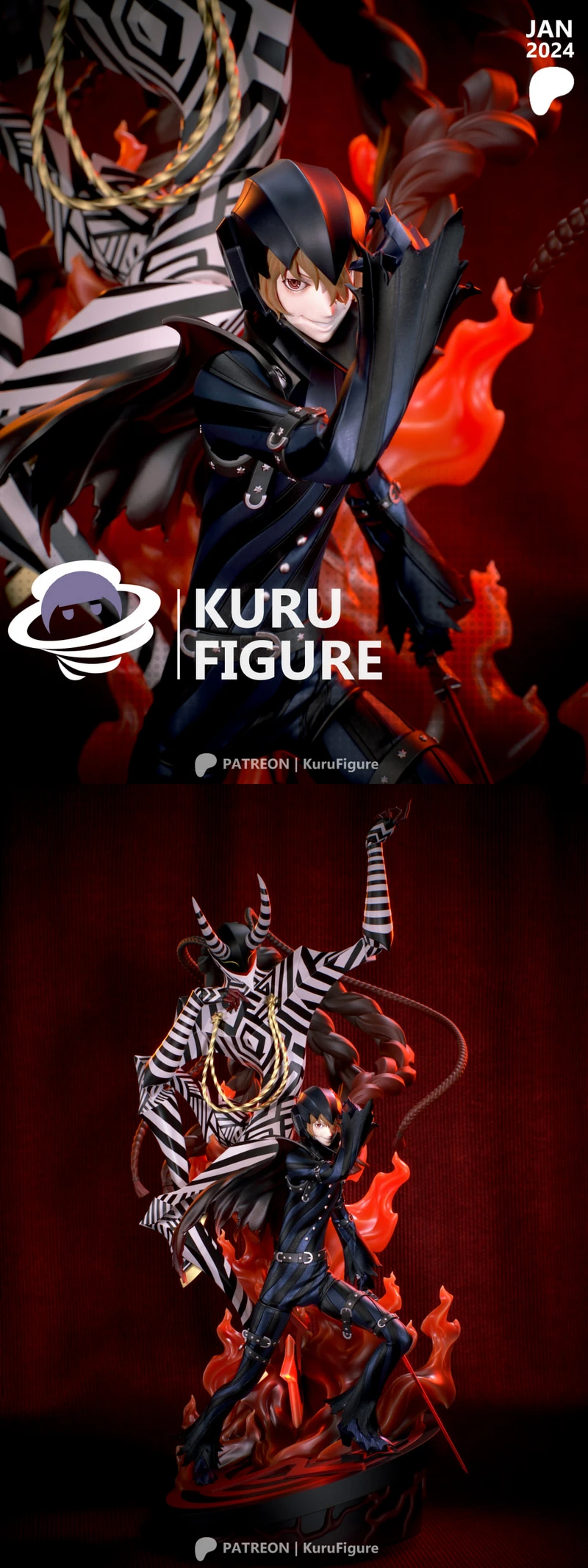 Persona – Goro Akechi STL model for 3D printing