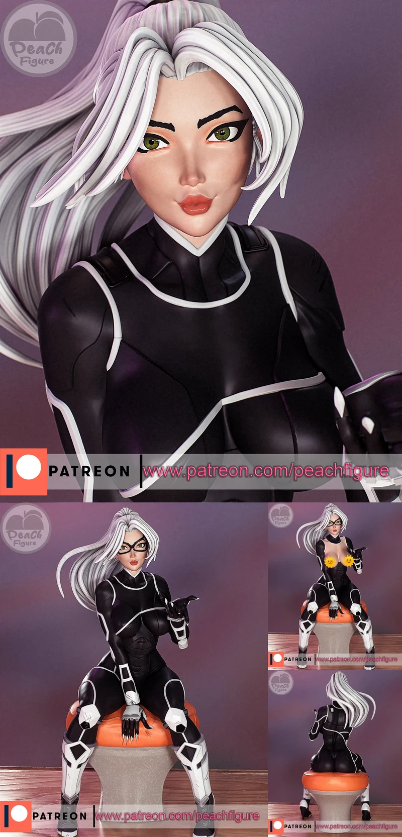 BLACKCAT STL model for 3D printing