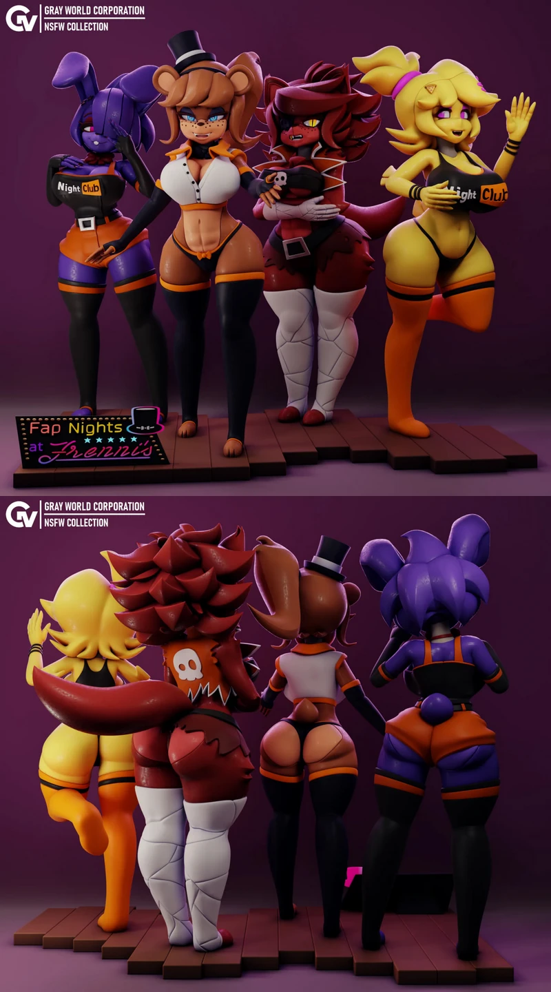 Fap Nights at Frenni’s STL model for 3D printing