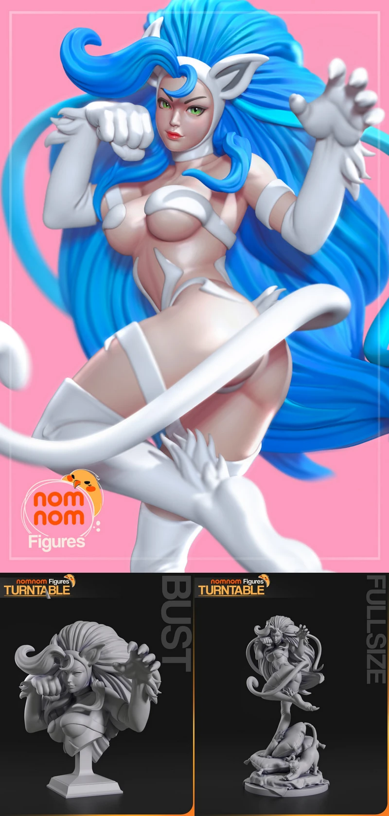 Felicia Rosemary – Dark Stalkers STL model for 3D printing