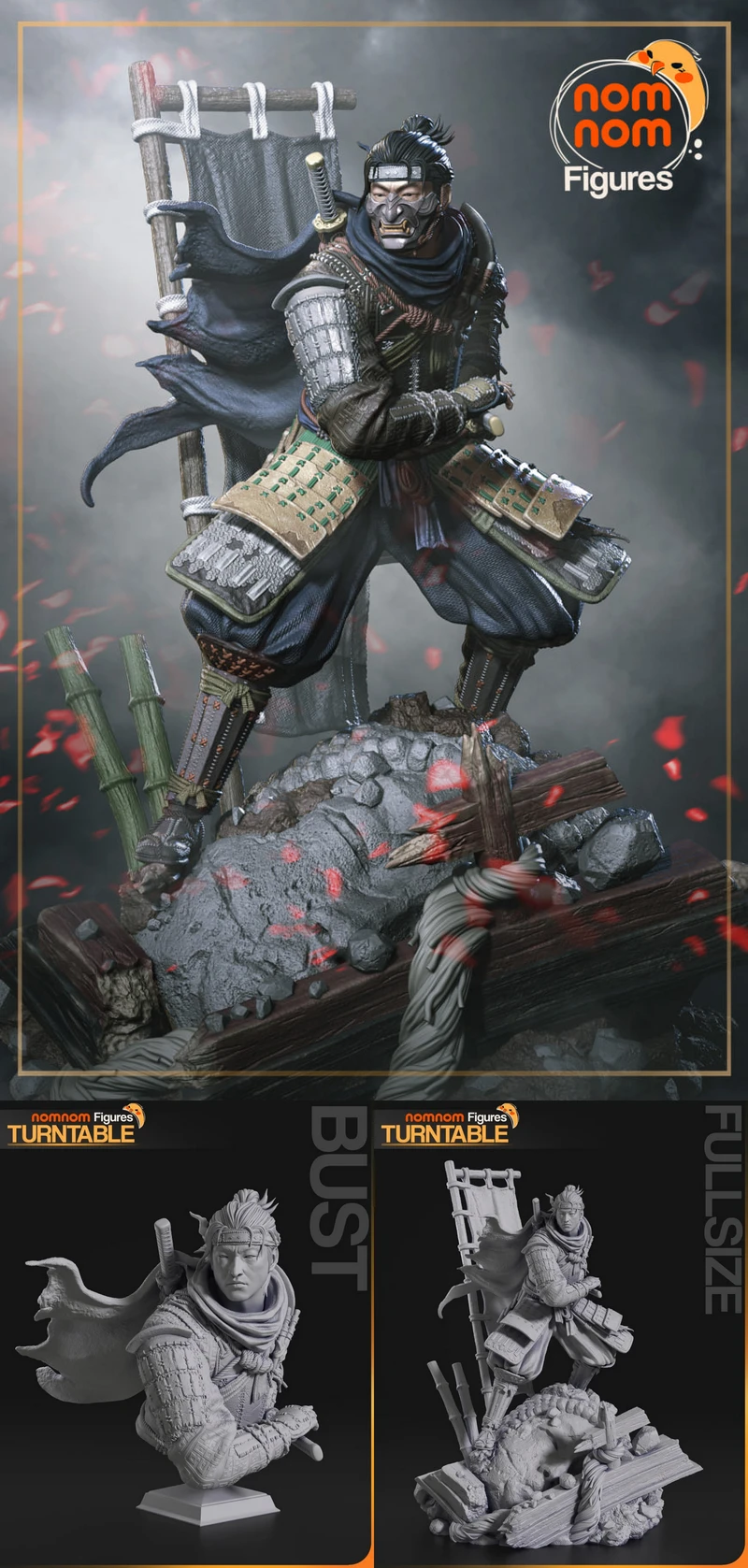 Jin Sakai – Ghost of Tsushima STL model for 3D printing