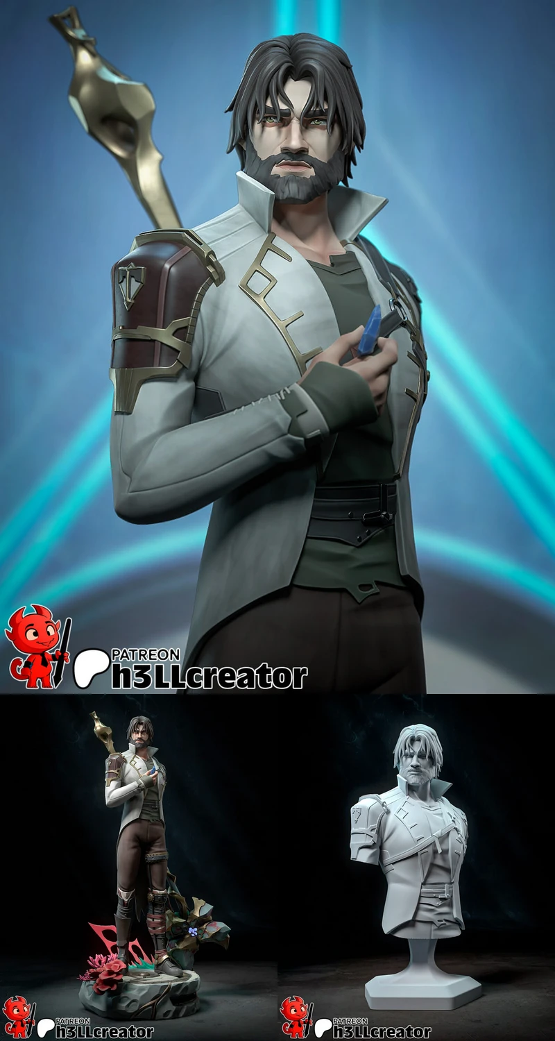 Jayce STL model for 3D printing