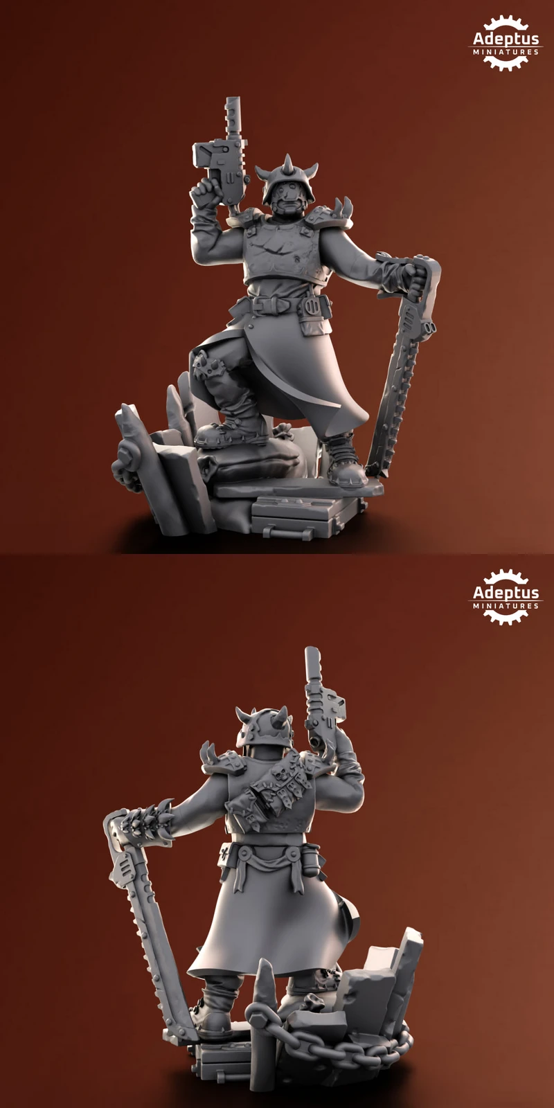 Commander Twisted Horde A-1.108 STL model for 3D printing