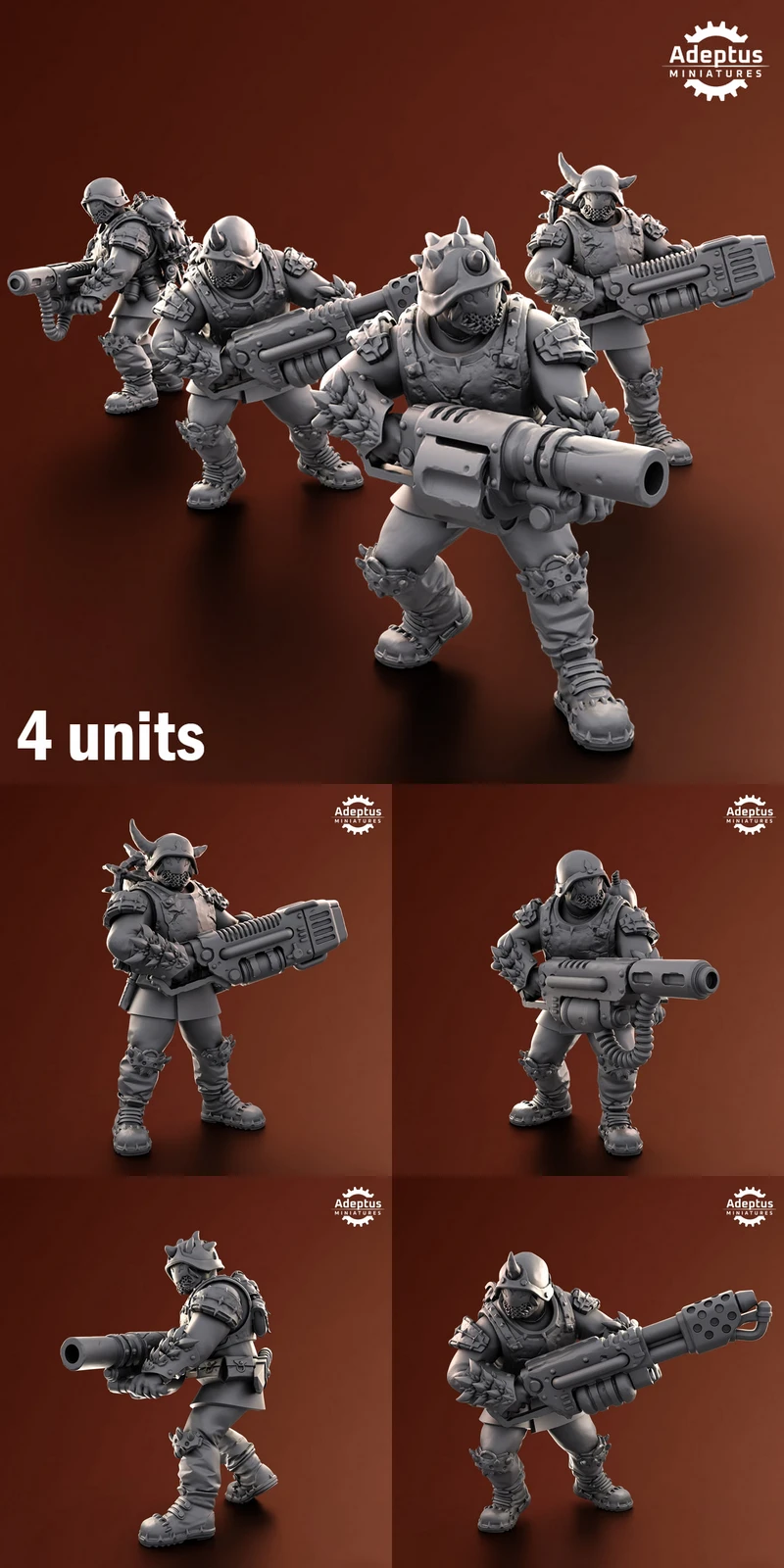 Special weapons Twisted Horde A-1.106 STL model for 3D printing