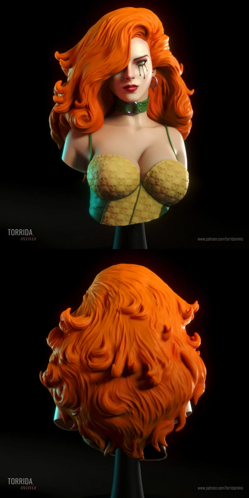 Dawn bust STL model for 3D printing