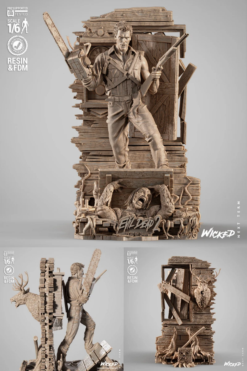 Ash Sculpture STL model for 3D printing