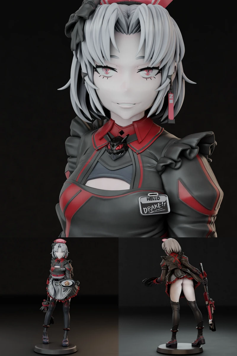 NIKKE – Drake STL model for 3D printing