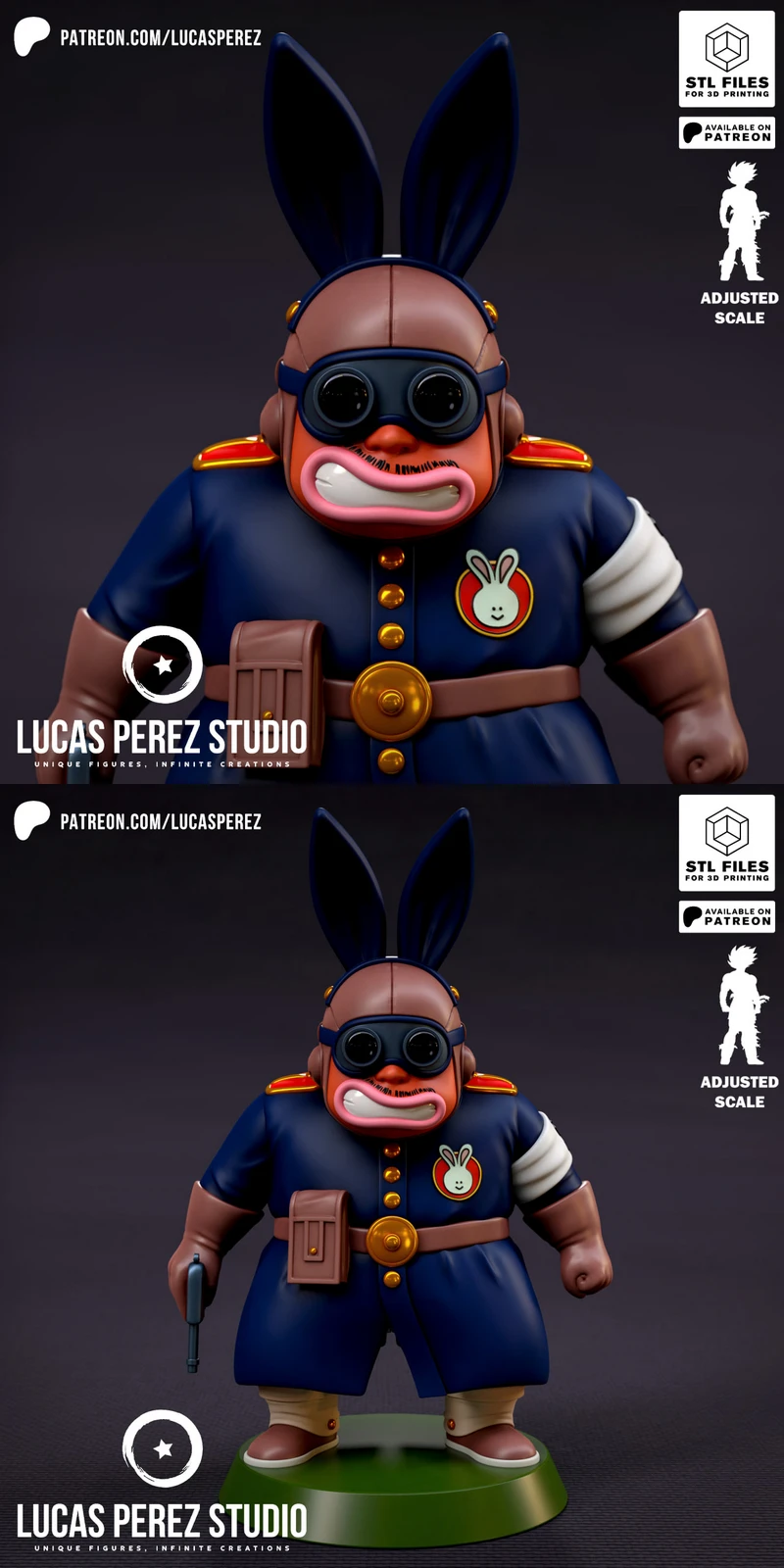 MEET RABBIT STL model for 3D printing