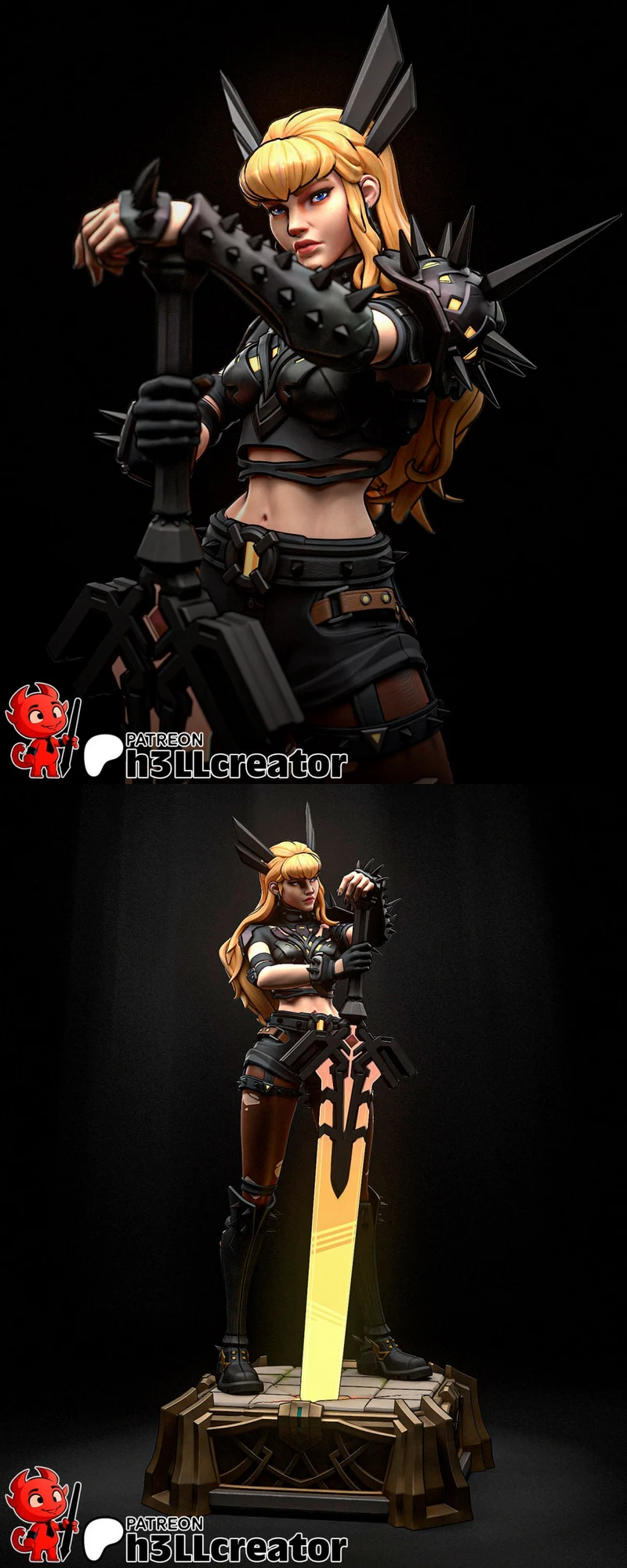 Magik STL model for 3D printing
