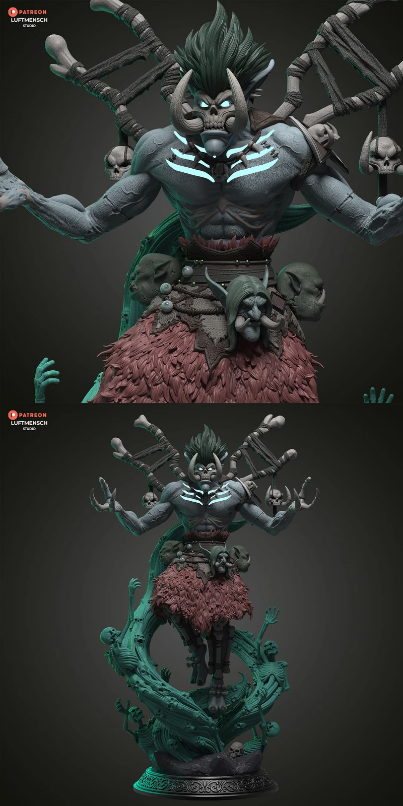 Bwonsamdi STL model for 3D printing