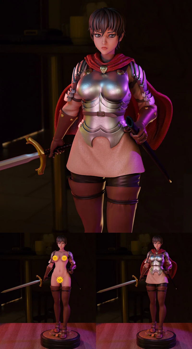 Casca From Beserk STL model for 3D printing