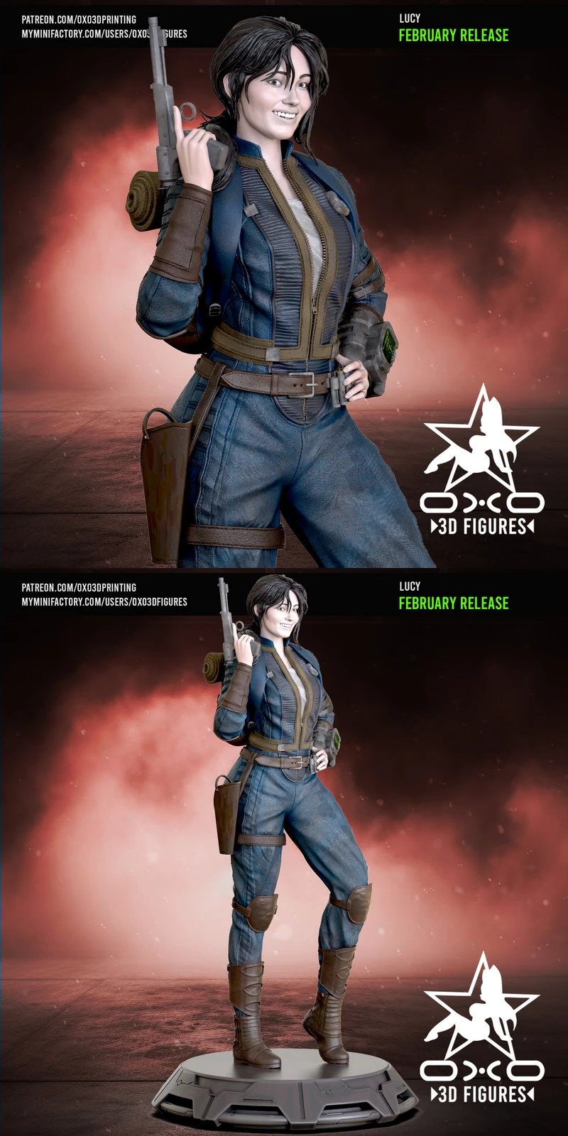 Figures Lucy STL model for 3D printing