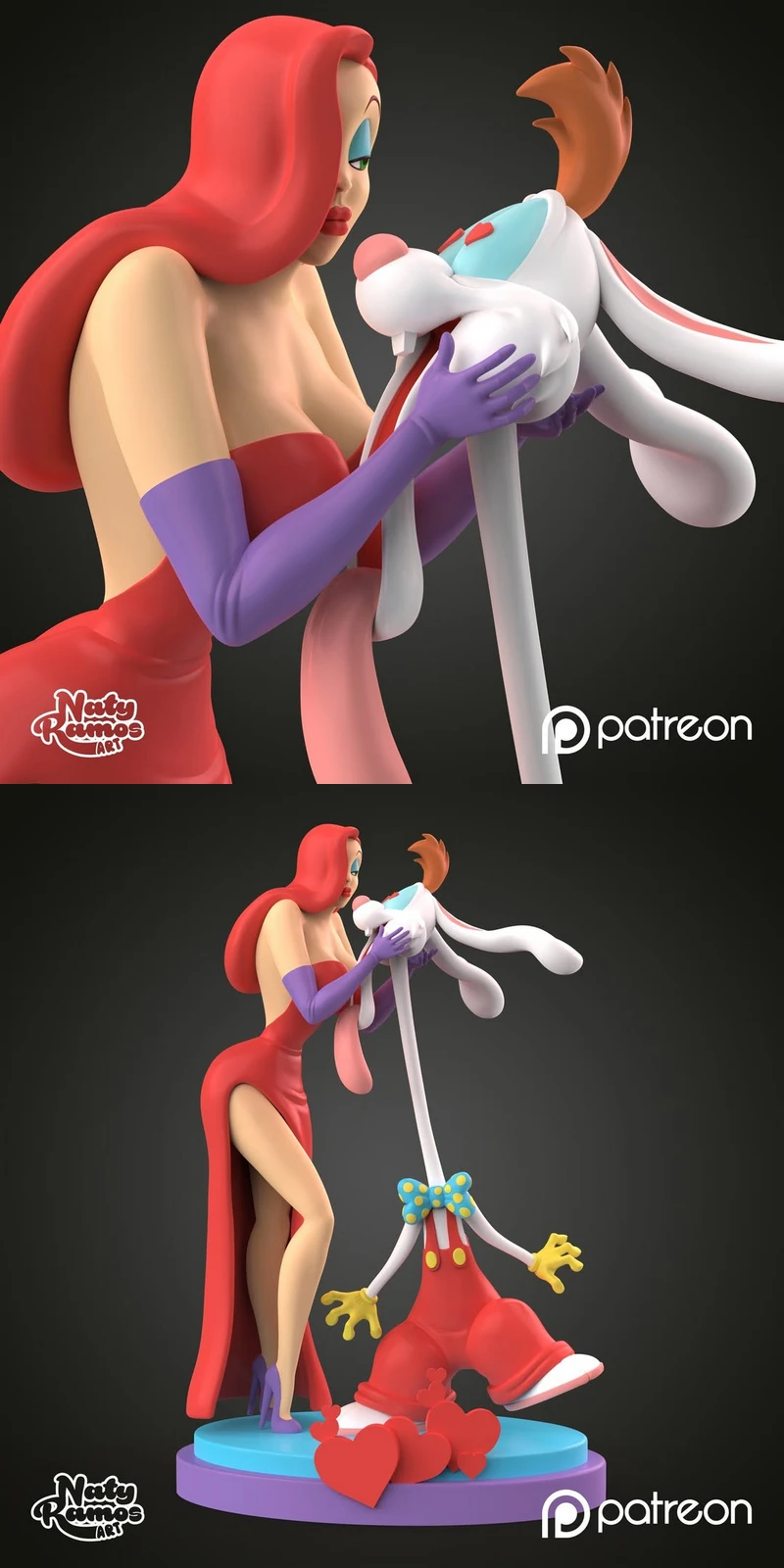 Lessica y Rogger STL model for 3D printing