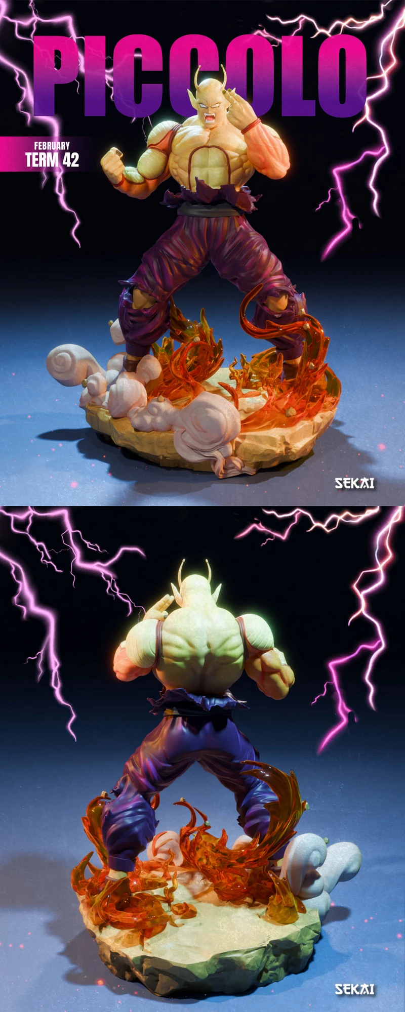Orange Piccolo Statue + bust STL model for 3D printing