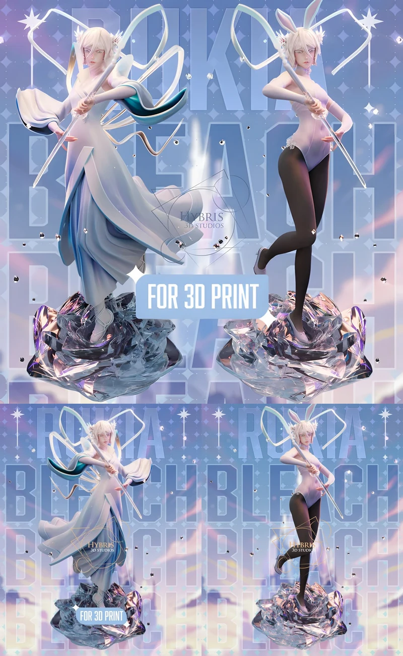 Bleach – Rukia Kuchiki STL model for 3D printing