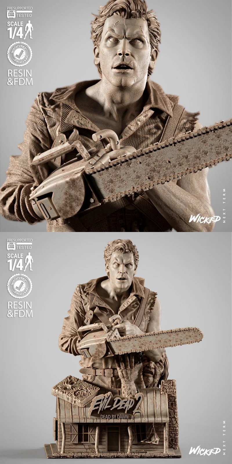 Ash Bust STL model for 3D printing