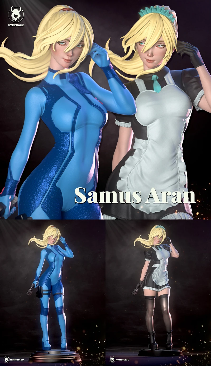 Metroid – Samus Aran STL model for 3D printing