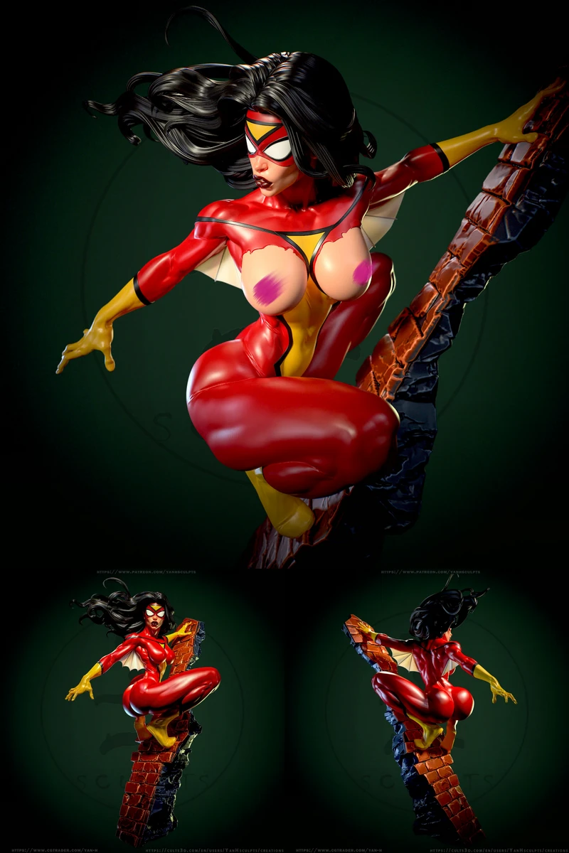 Marvel – Spider-Woman STL model for 3D printing
