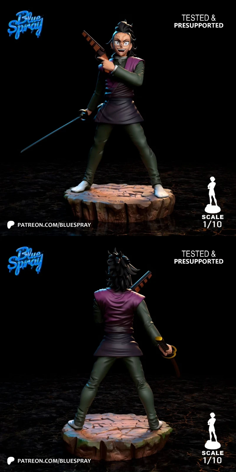 Genya Shinazugawa STL model for 3D printing