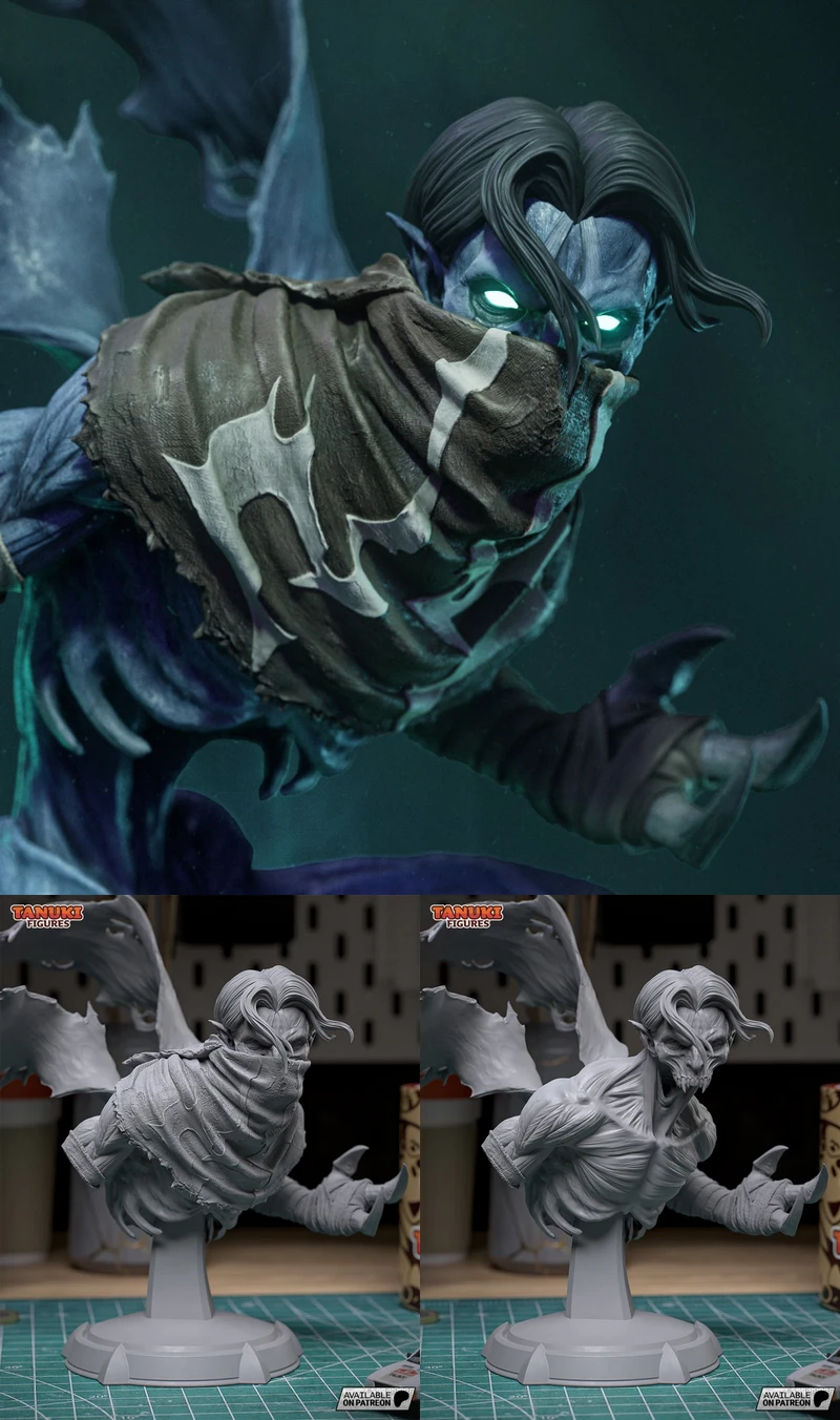 Raziel – BUST STL model for 3D printing