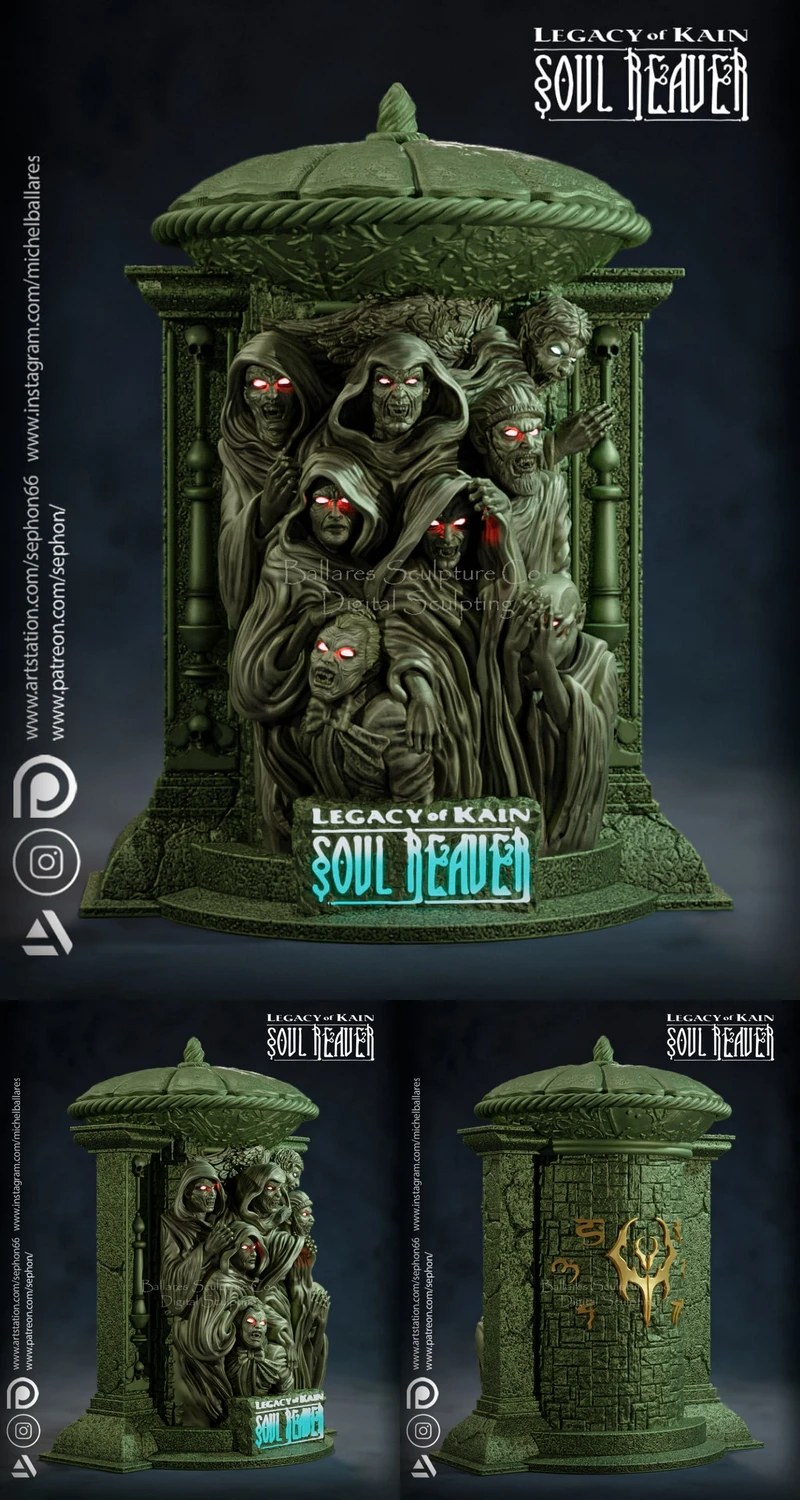 Ornate Chest STL model for 3D printing