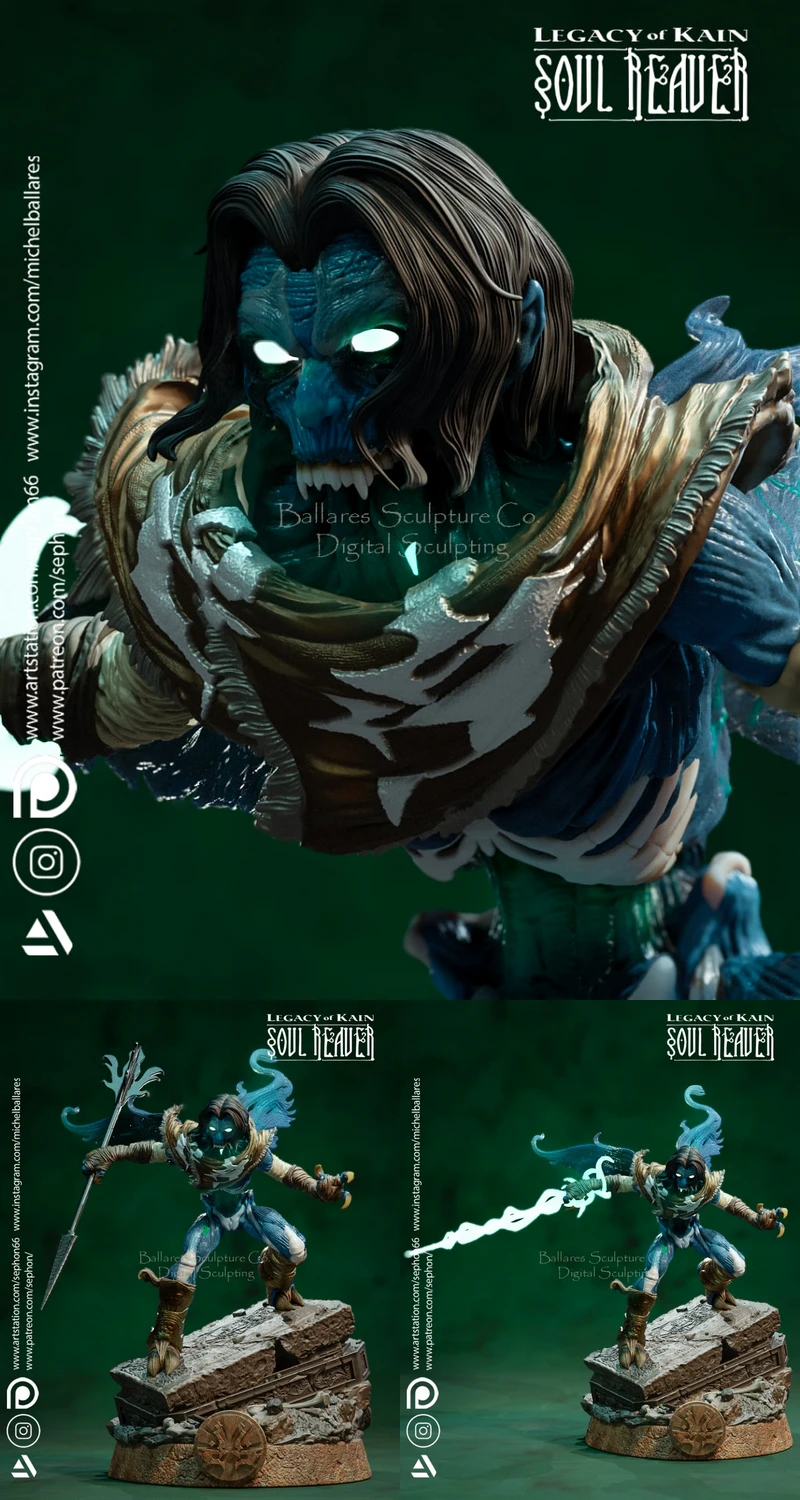 Spectral Raziel STL model for 3D printing