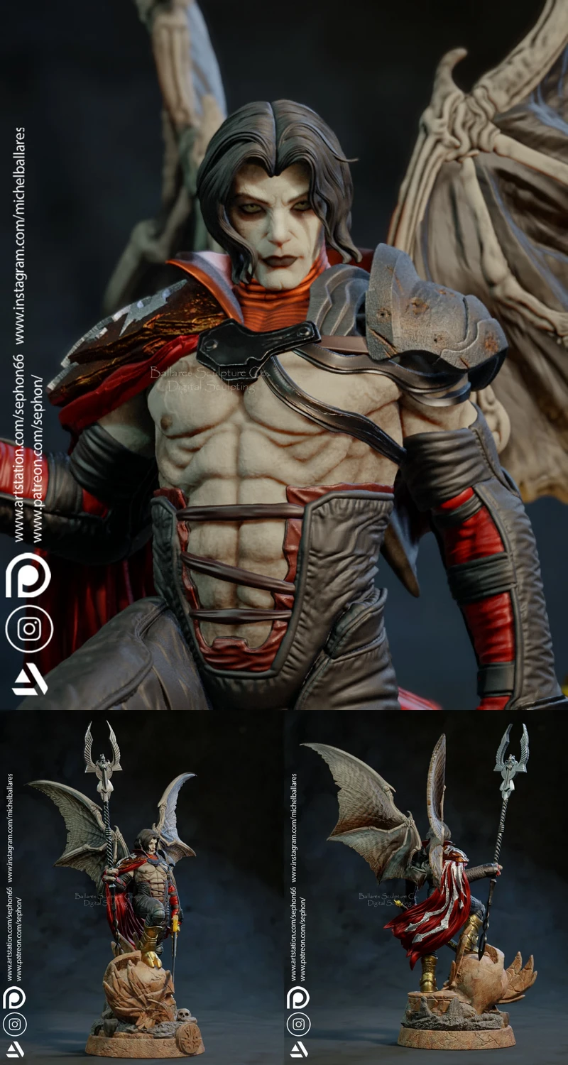 Raziel Vampire STL model for 3D printing
