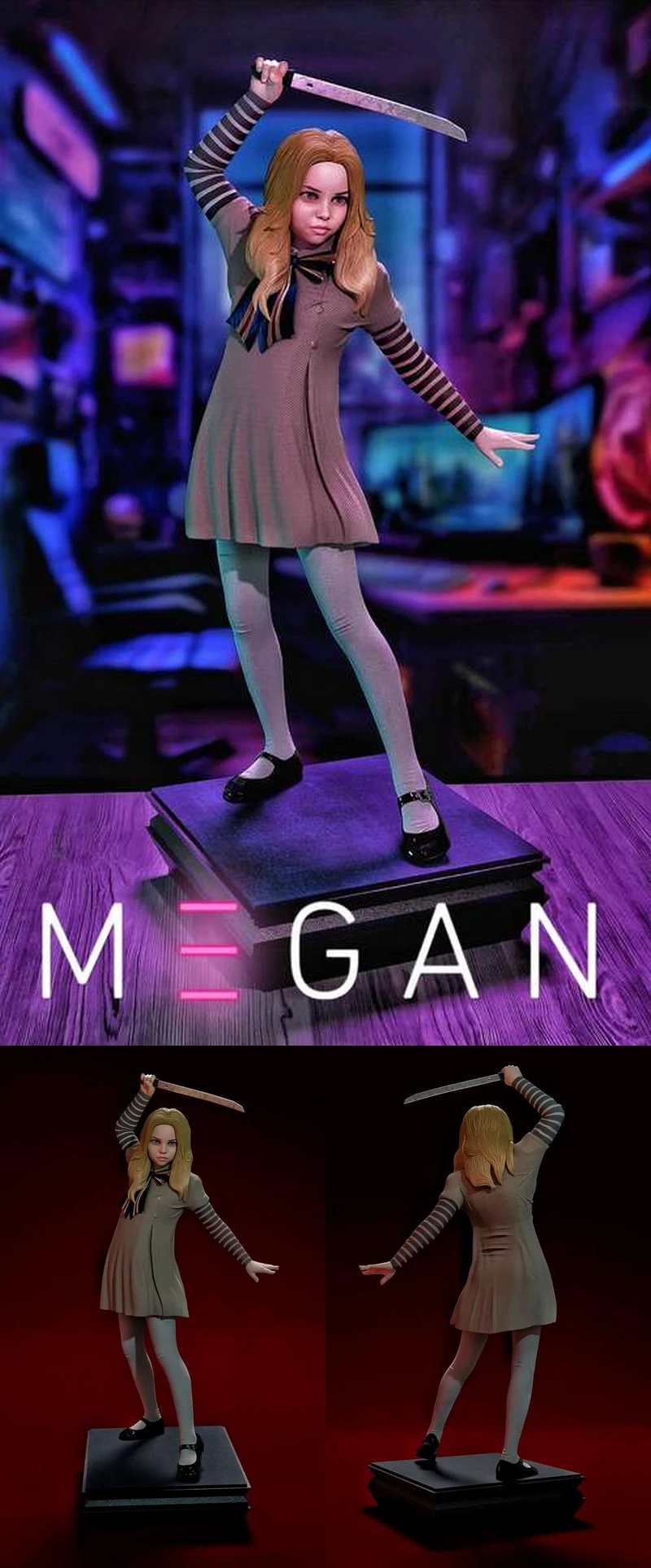 M3gan – Movie STL model for 3D printing
