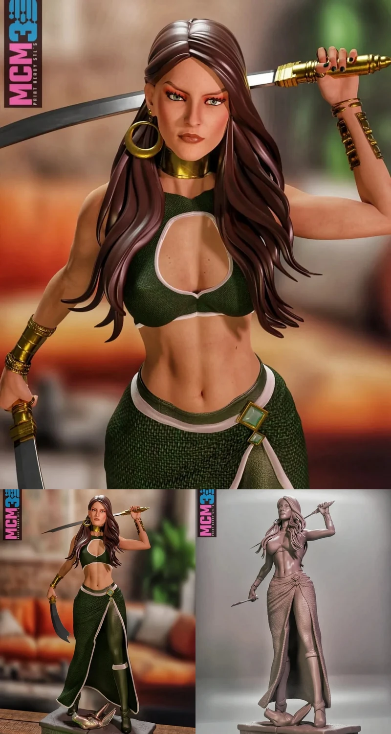 Talia Al Ghul – DC Comics STL model for 3D printing