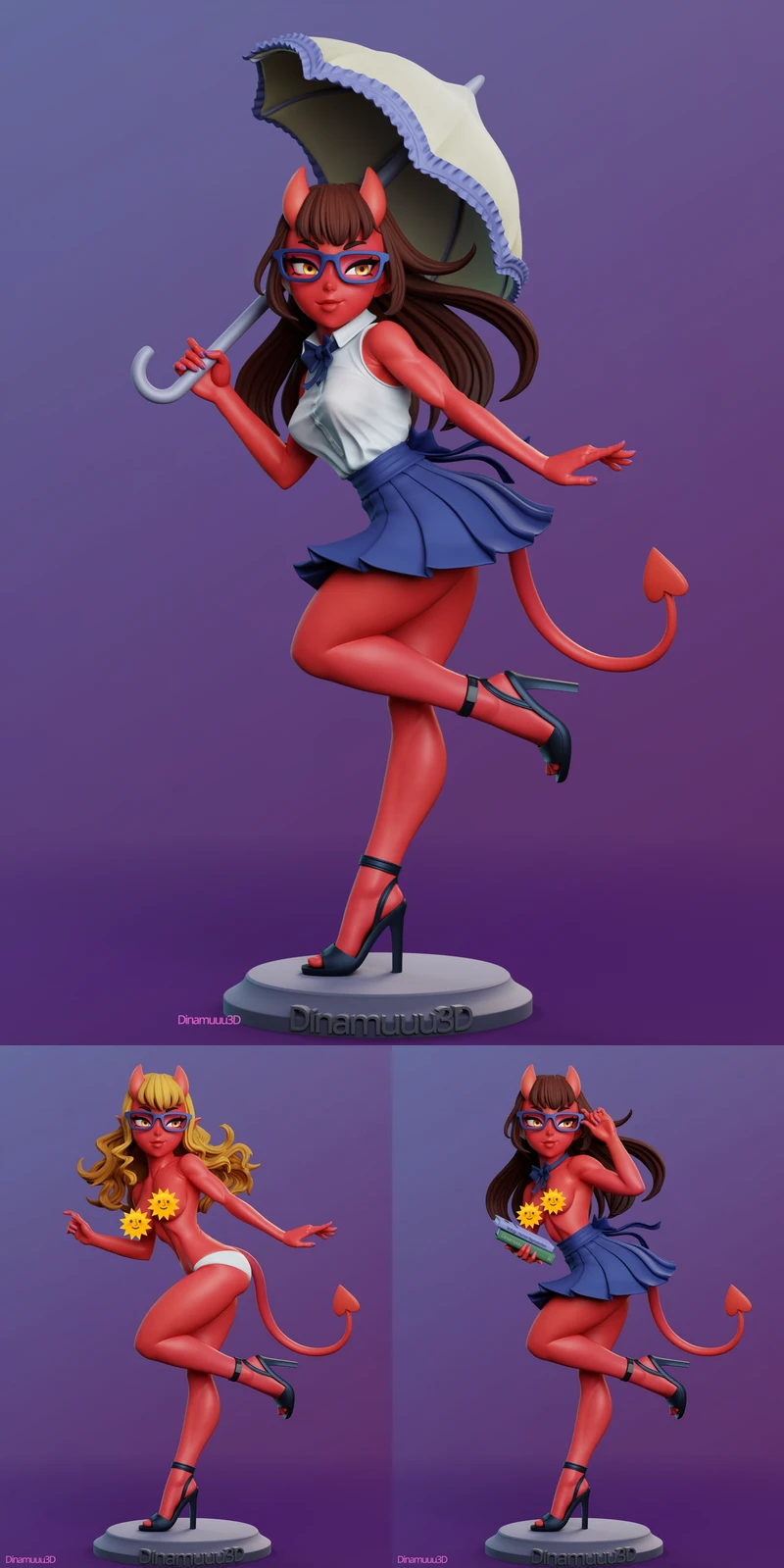 Meru the Succubus – Merudiana (Meru) STL model for 3D printing
