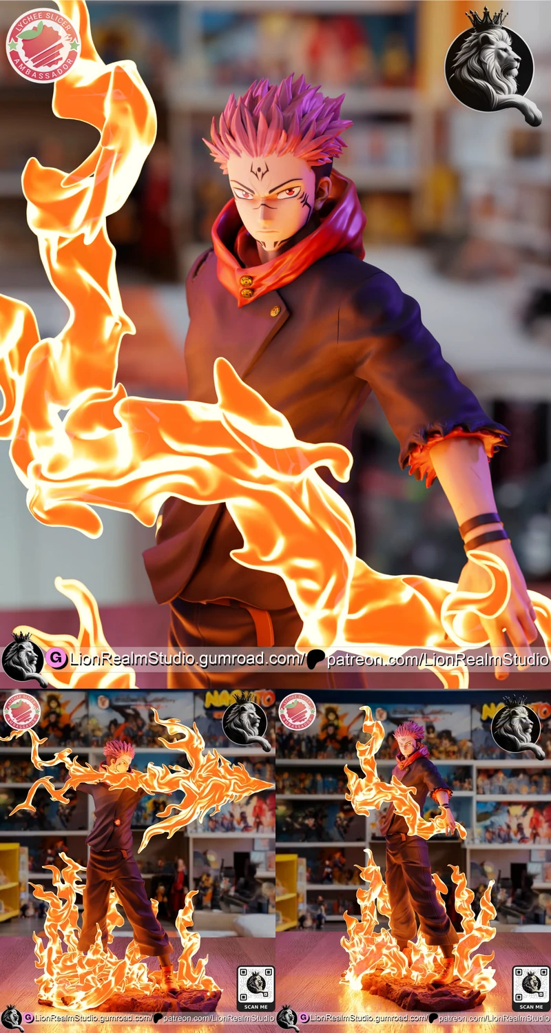 Jujutsu Kaisen – Ryomen Sukuna (Itadori) STL model for 3D printing