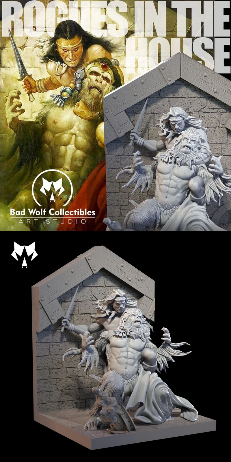 Conan STL model for 3D printing