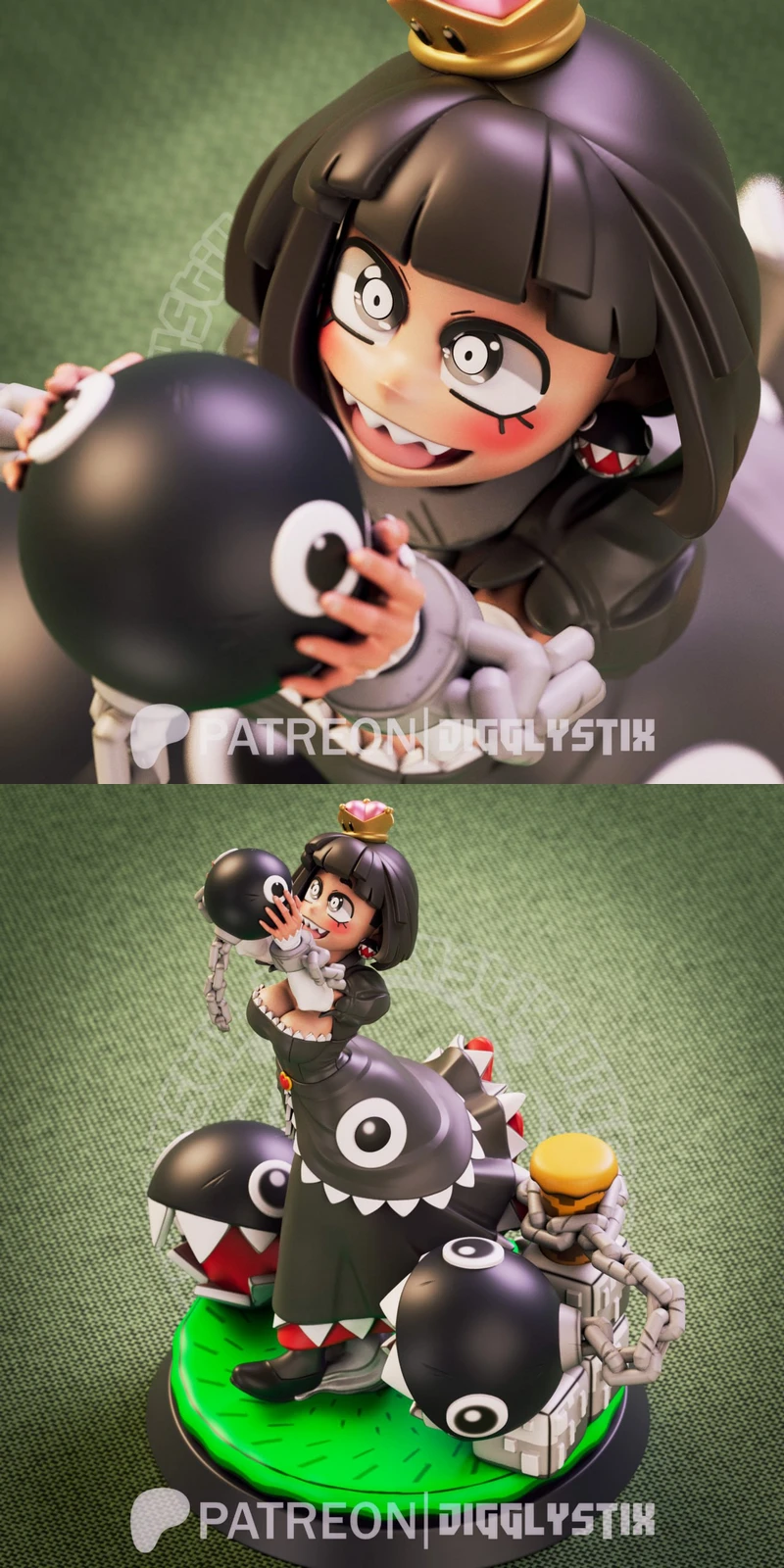 Super Mario – Chompette STL model for 3D printing