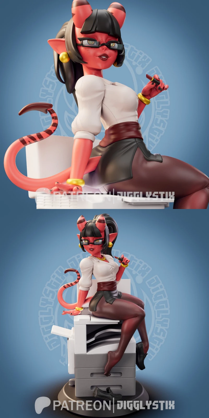 Meru the Succubus – Meru STL model for 3D printing