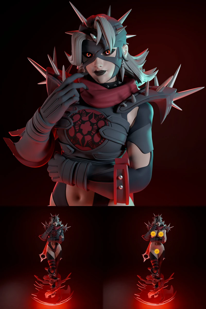 Marvel – Susan Storm (Malice) STL model for 3D printing