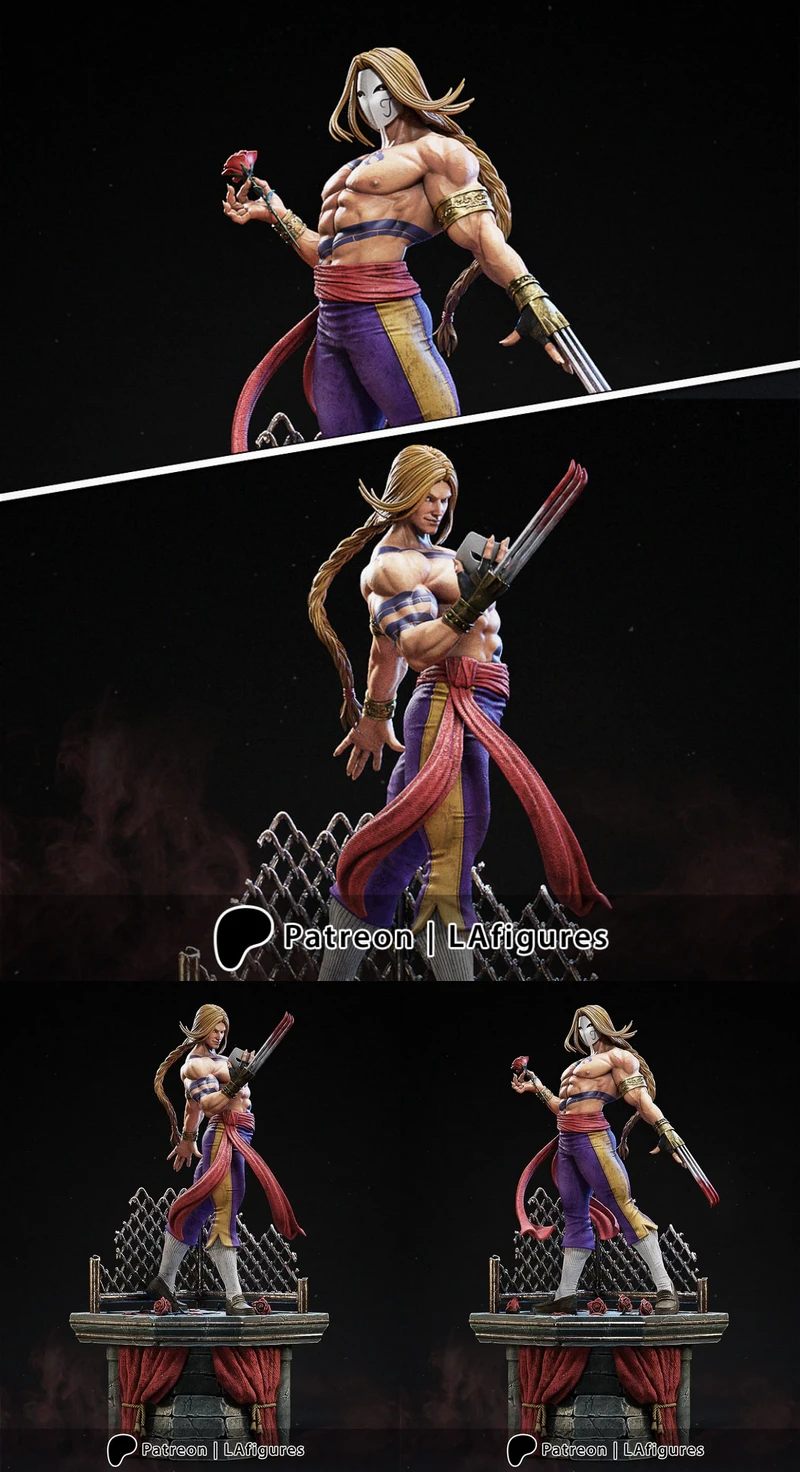 Street Fighter – Vega STL model for 3D printing
