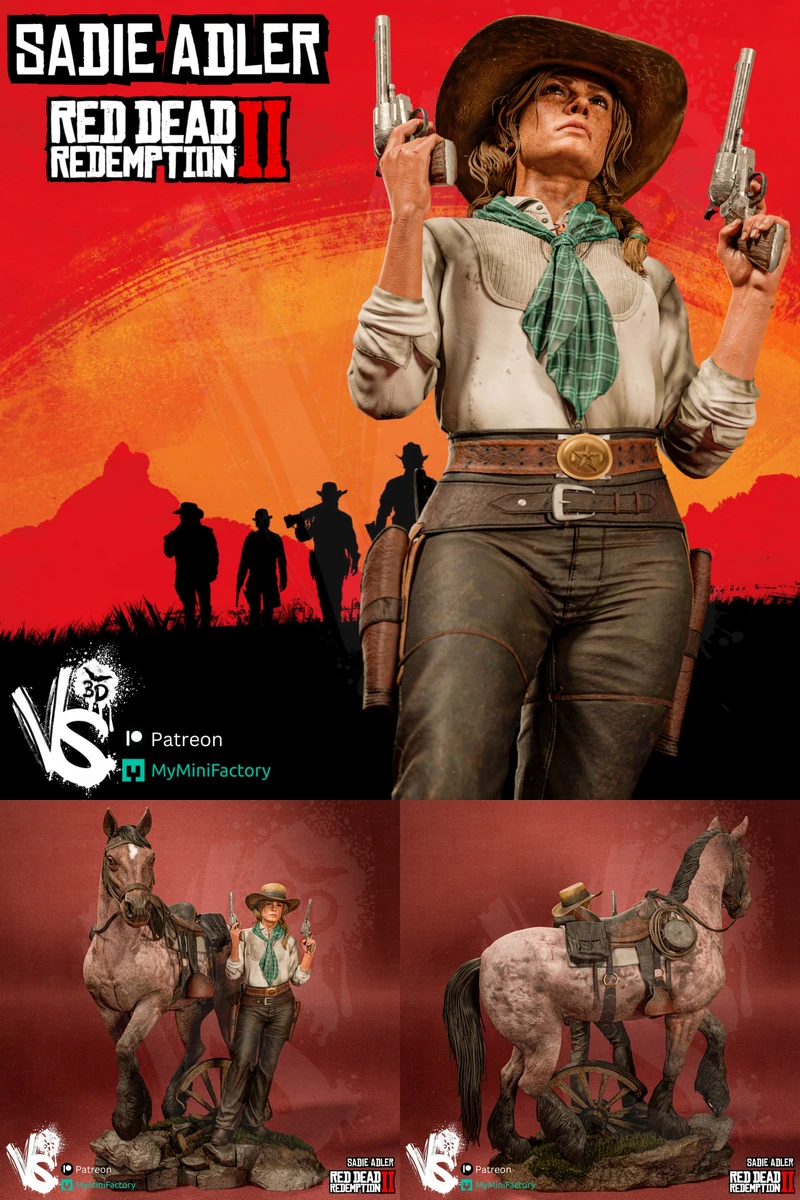 Sadie Adler STL model for 3D printing