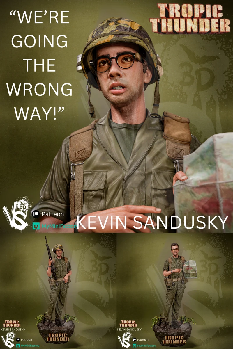 Kevin Sandusky – Tropic Thunder STL model for 3D printing