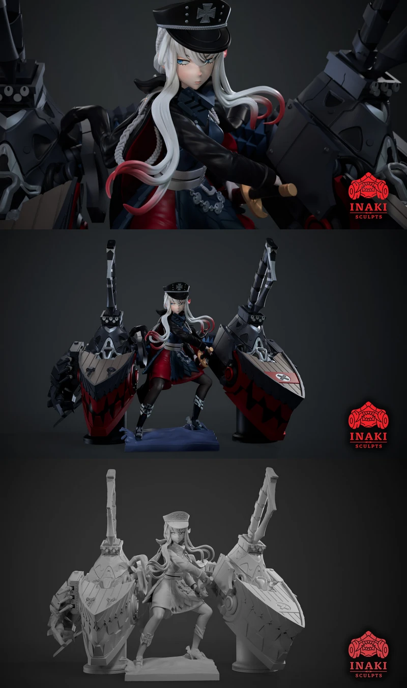 Azur Lane – Odin STL model for 3D printing