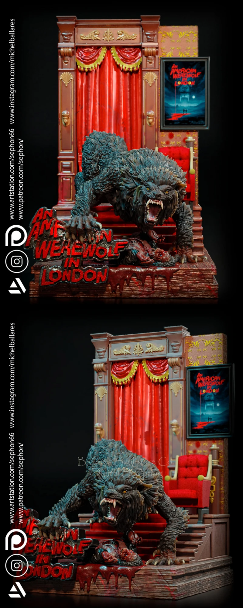 WEREWOLF STL model for 3D printing