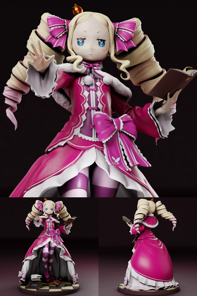 Re Zero – Beatrice STL model for 3D printing