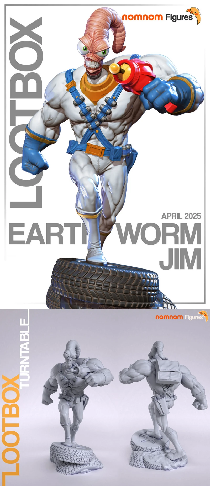 Jim – Earthworm Jim STL model for 3D printing