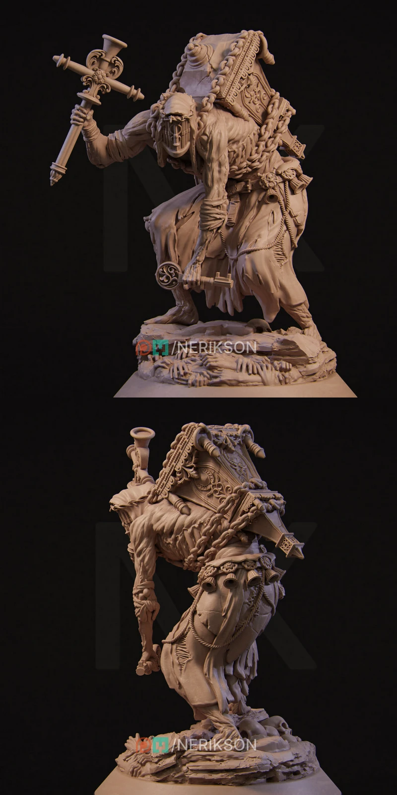 Undead Keeper STL model for 3D printing